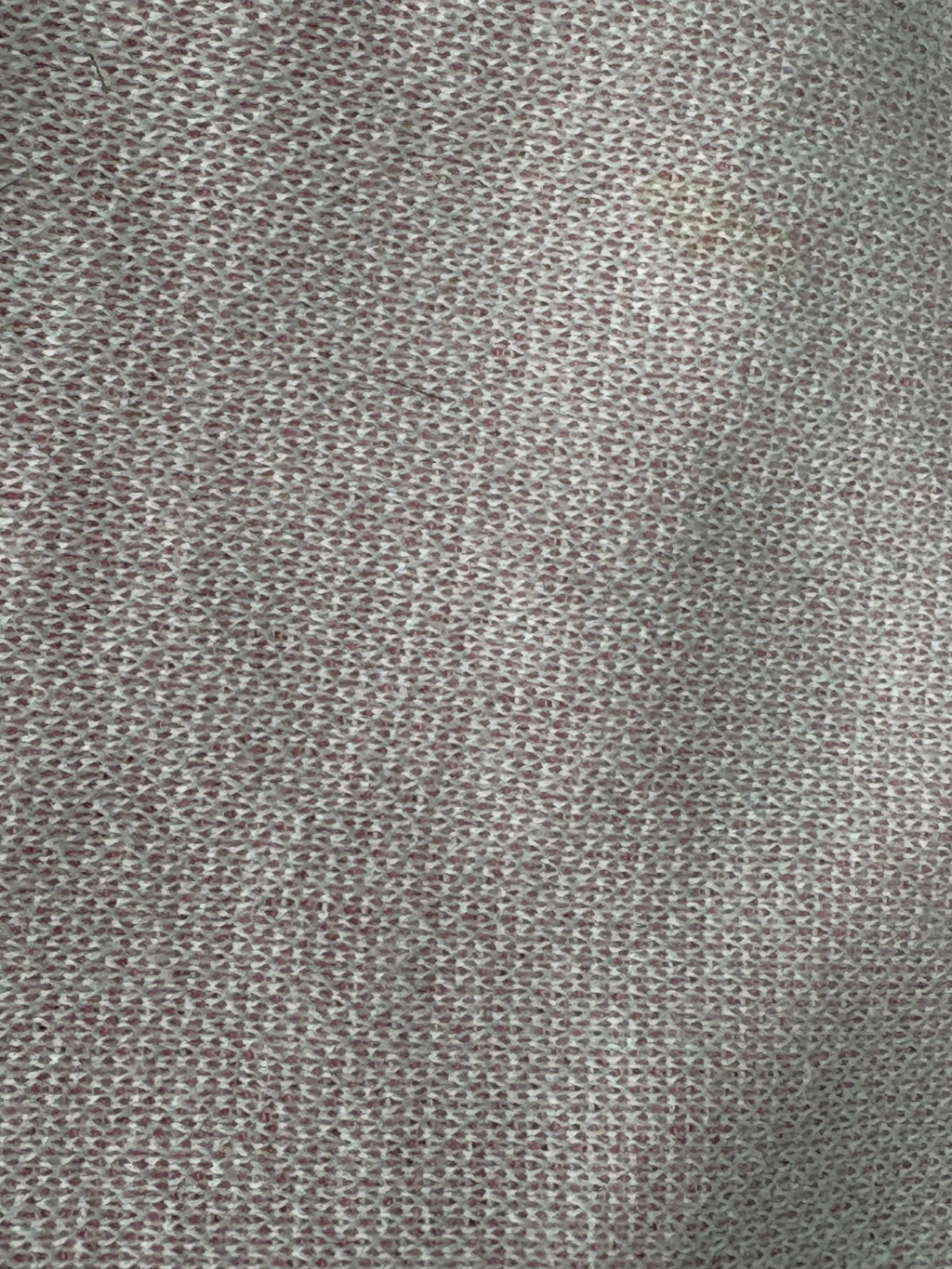 "Feminine" Relaxed Fit Knitted Crew Neck Sweater - Fabric Texture Close-Up