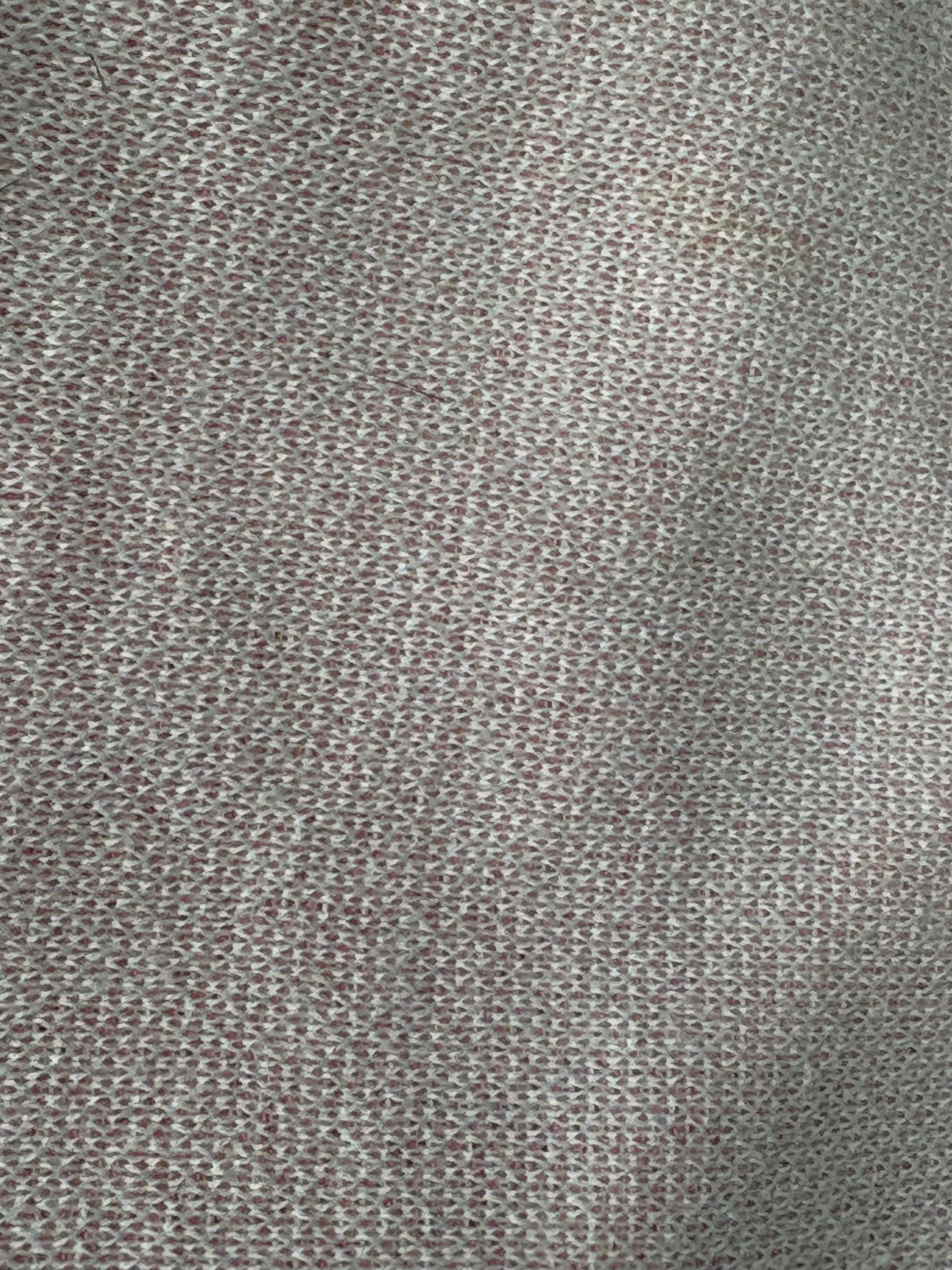 "Feminine" Relaxed Fit Knitted Crew Neck Sweater - Fabric Texture Close-Up