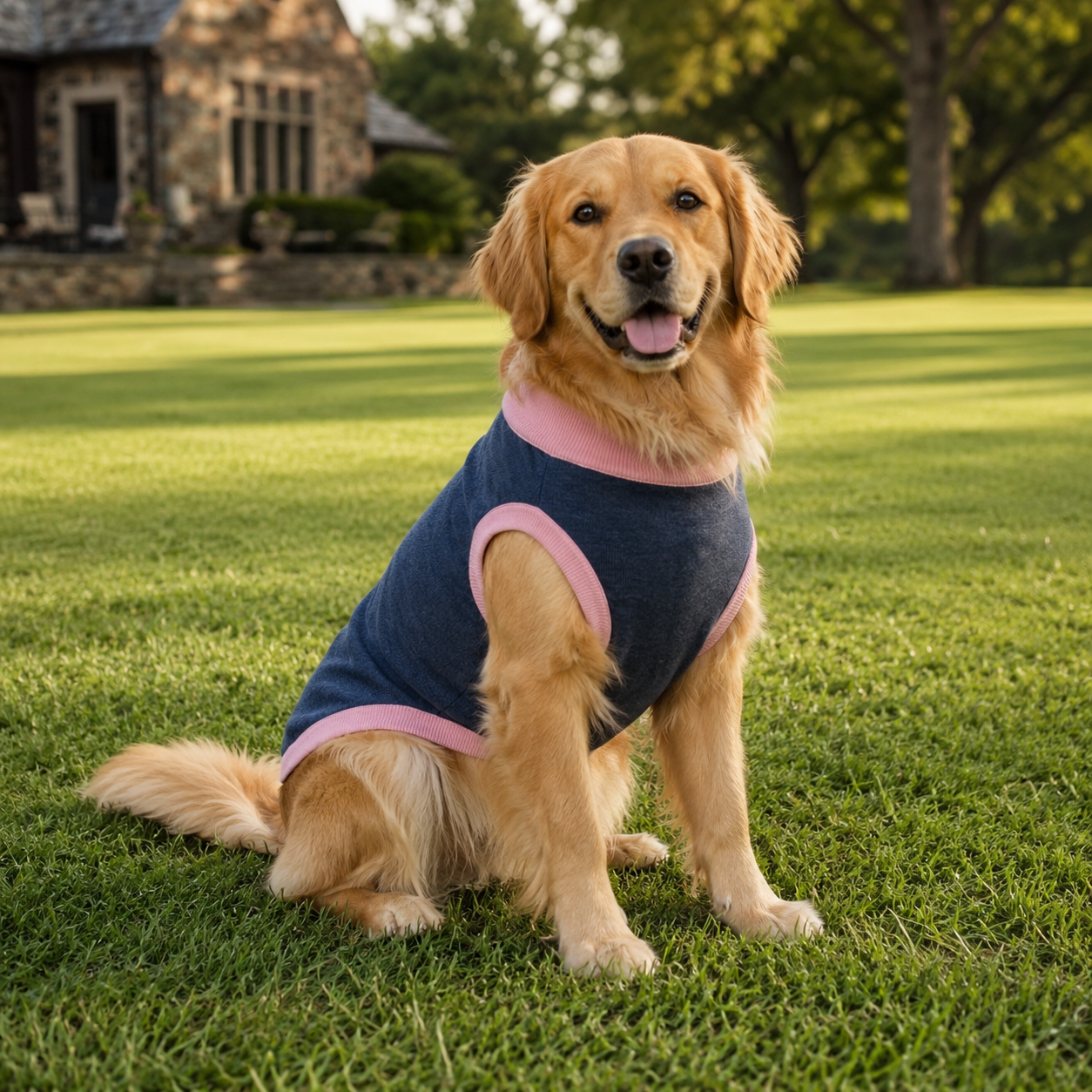 Public Pups Classic Knitted Dog Sweater lifestyle shot