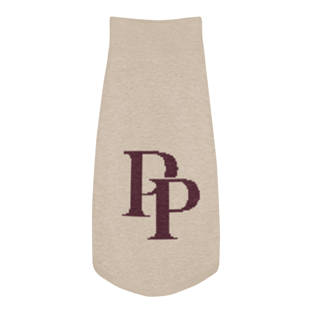 Public Pups Preppy Dog Sweater — Chai & Crimson