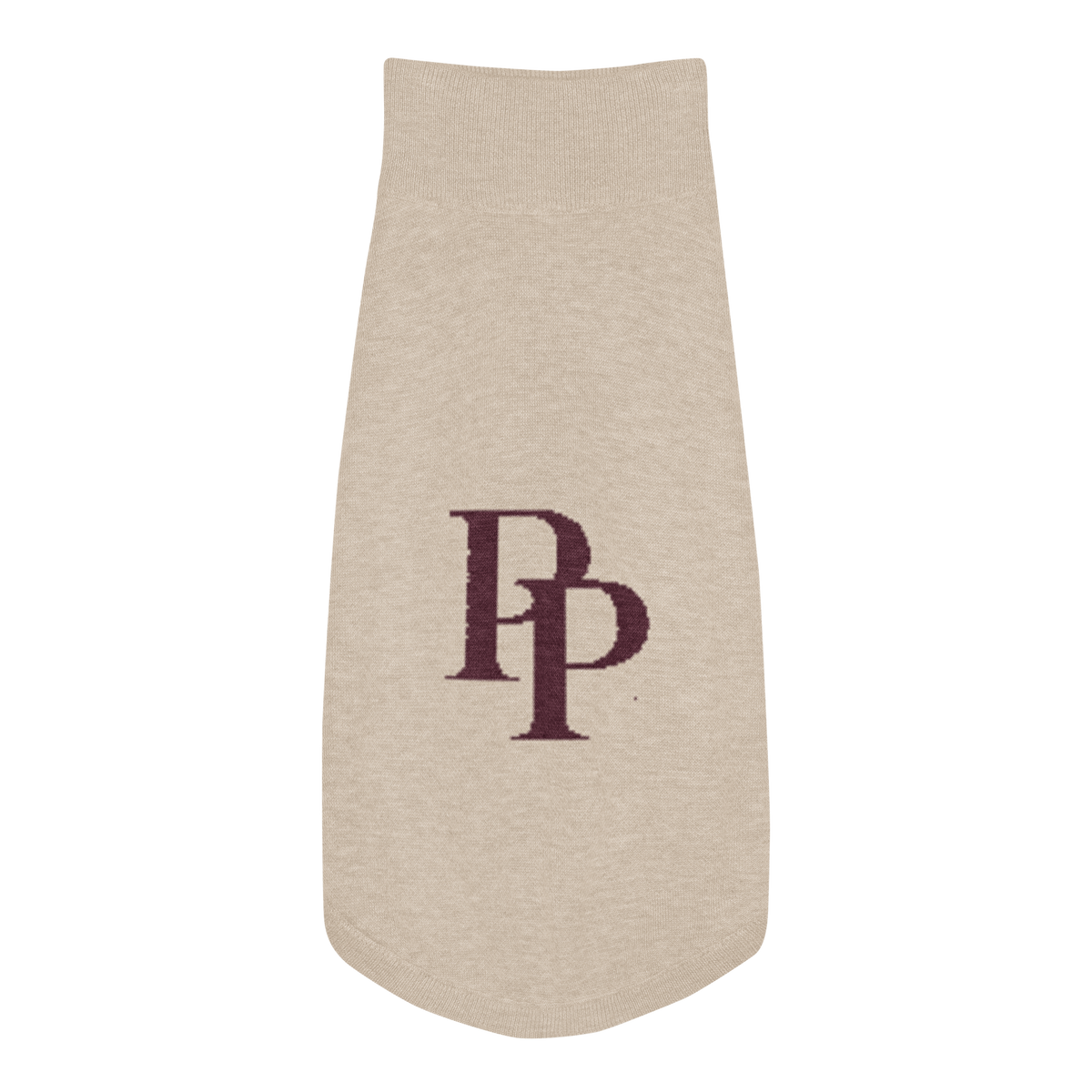 Public Pups Preppy Dog Sweater — Chai & Crimson