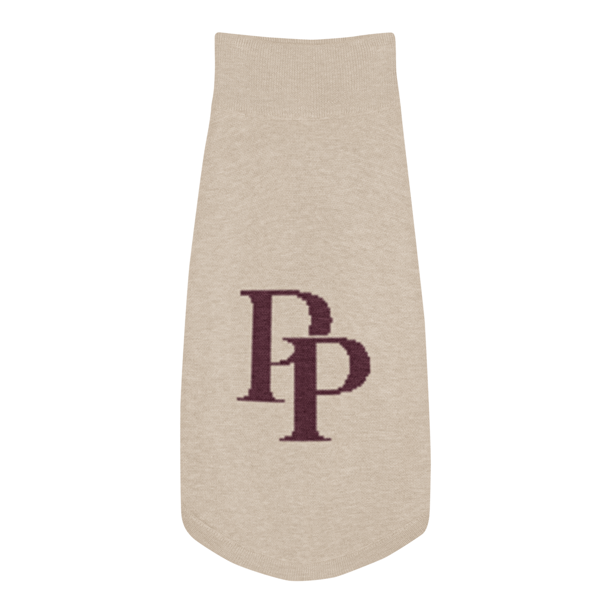 Public Pups Preppy Dog Sweater — Chai & Crimson