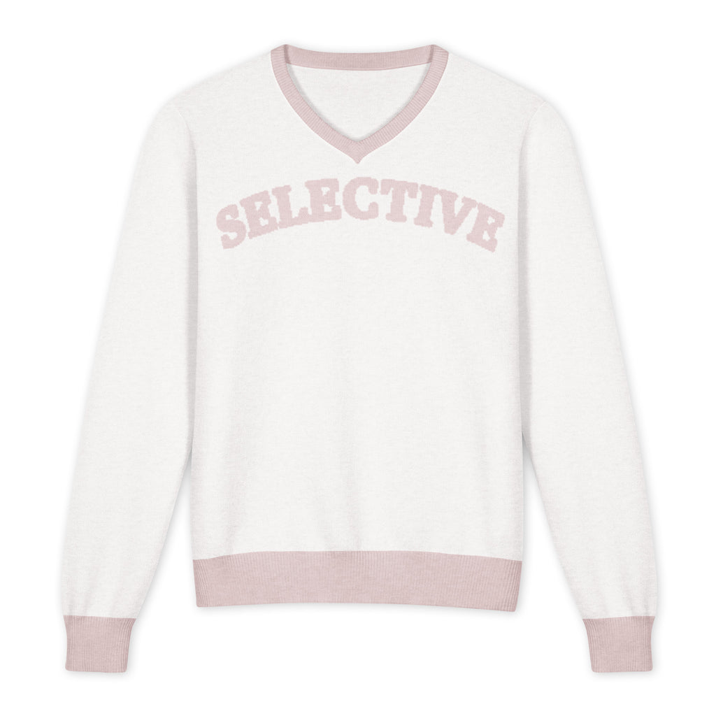 Selective V-Neck Sweater by Public Prep, front view