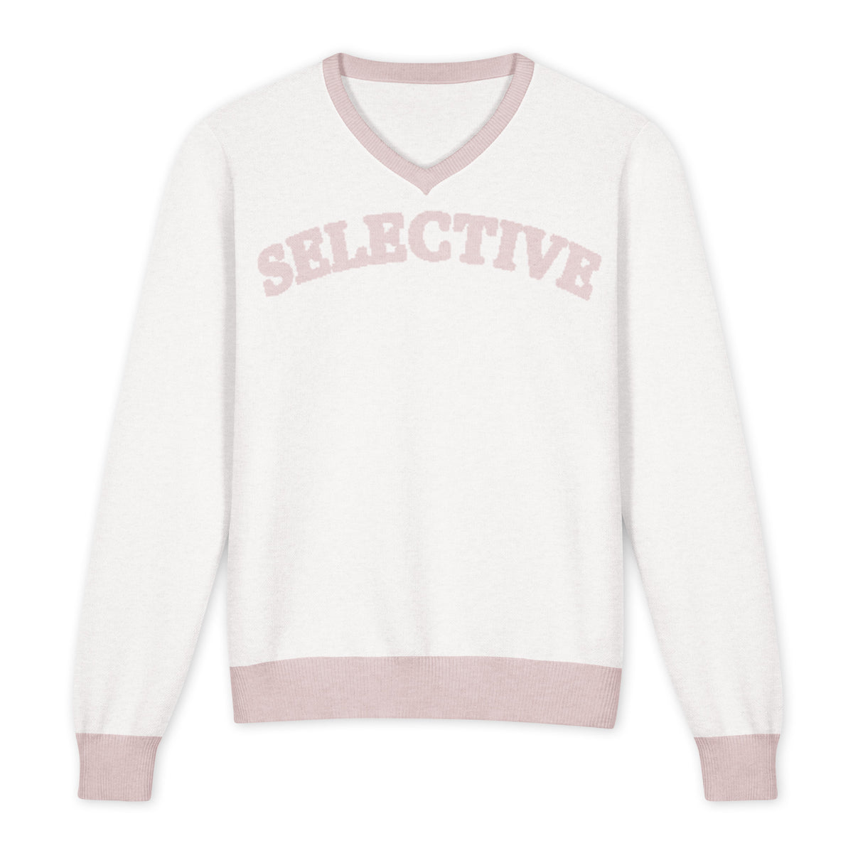 Selective V-Neck Sweater by Public Prep, front view