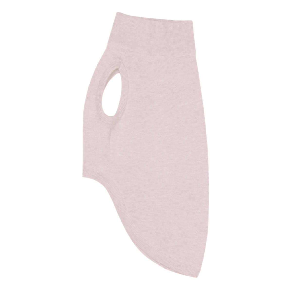 Public Pups Preppy Dog Sweater in Ballerina Pink, left angle view