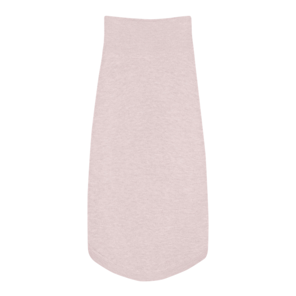 Public Pups Preppy Dog Sweater in Ballerina Pink, back view