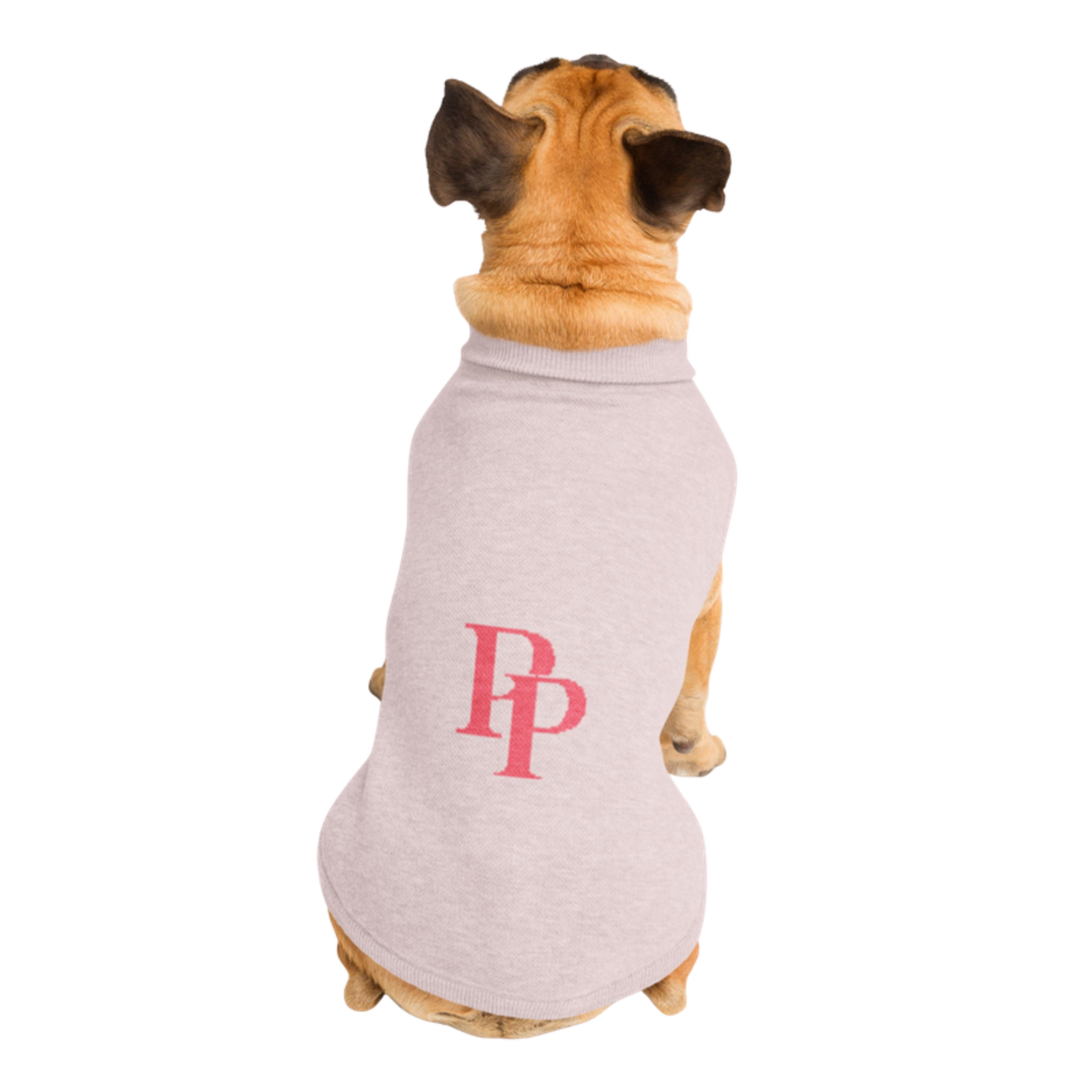 Public Pups Preppy Dog Sweater — Ballerina & Ruby Pink