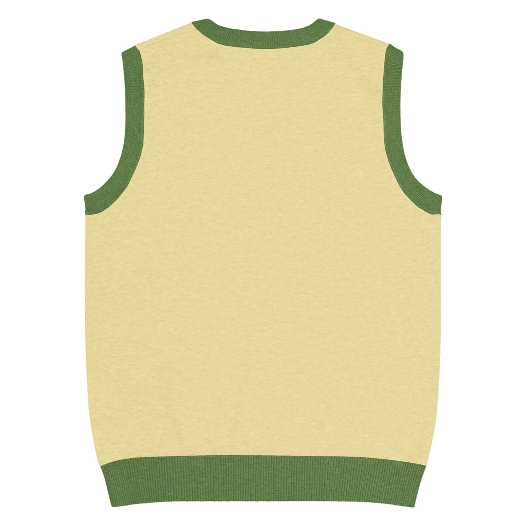 Public Prep Classic Knit V Neck Vest Flat Lay Back