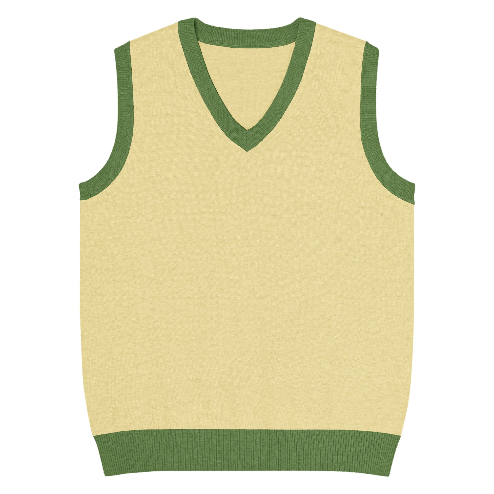 Public Prep Classic Knit V Neck Vest Flat Lay Front